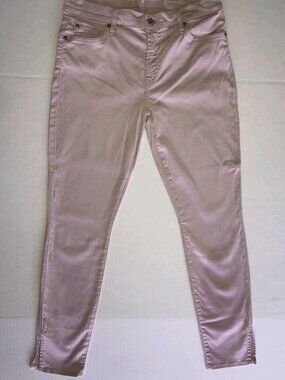 7 For All Mankind Ankle Gwenevere Womens Pink Jeans Size 31